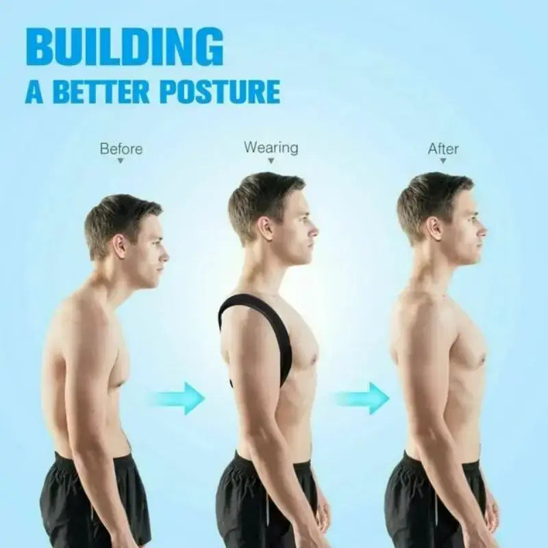 Home Back Posture Correction Belt for Hunchback and Shoulder Straightening