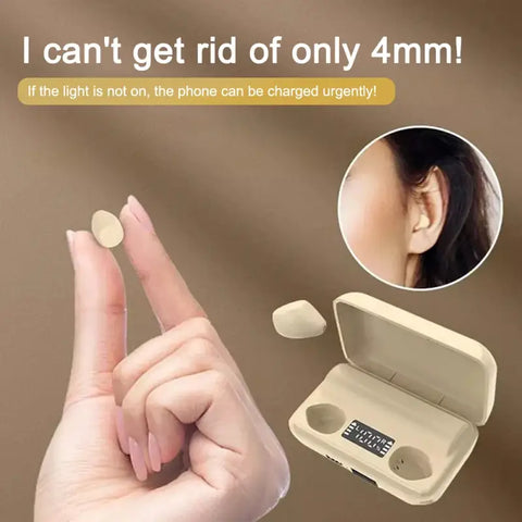 Mini Edamame Bluetooth Headset for Invisible Sleep Earbuds