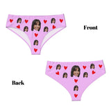 Custom Photo Briefs Panties S-4XL Breathable Personalized Gift