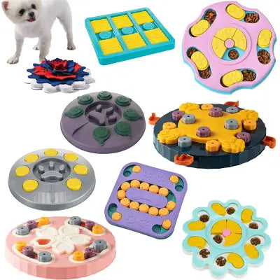 Interactive IQ-Boosting Dog Puzzle Toy Slow Feeder for Enhanced Play