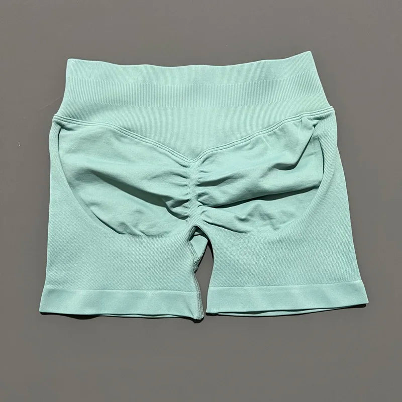 Sports Shorts Seamless 4.5" Low Waist – Scrunch Workout Fitness