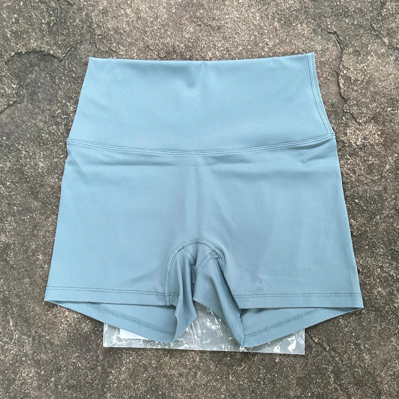 High Elastic Women Sports Shorts Slim Fit Butt Lift Yoga Biker Shorts