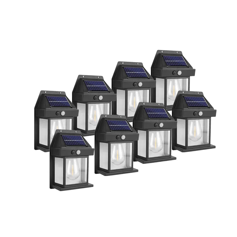 Solar LED Street Light Waterproof Outdoor Wall Garden Fixture