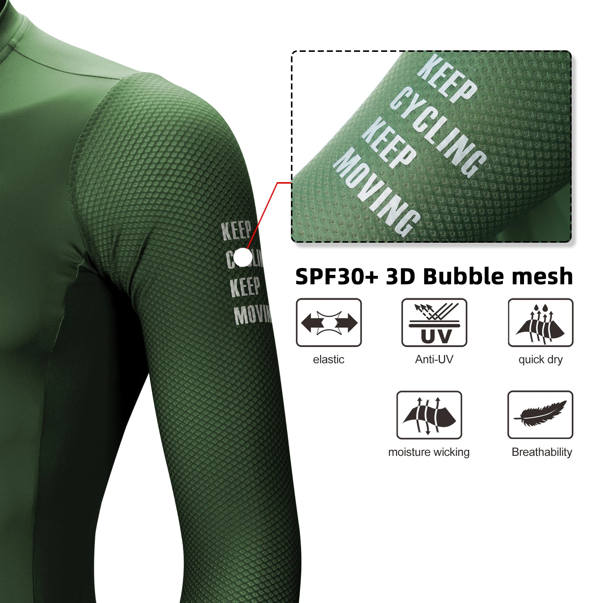DAREVIE Cycling Jersey Small SPF 50 Training Level Long Sleeve Maillot