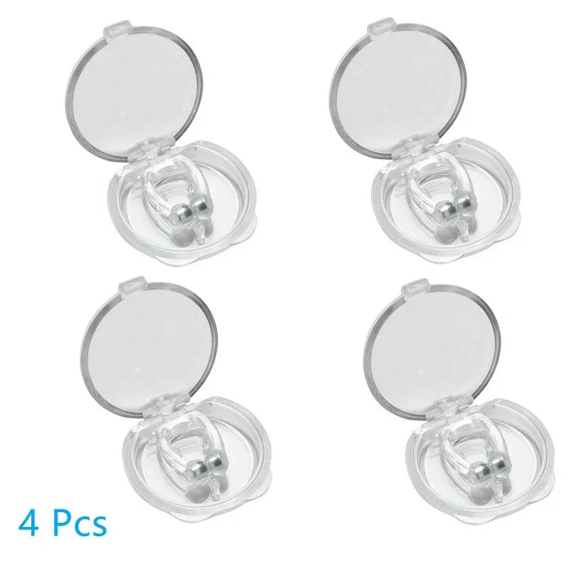 Magnetic Anti Snore Nose Clip Silicone Breathe Improve Sleeping Aid