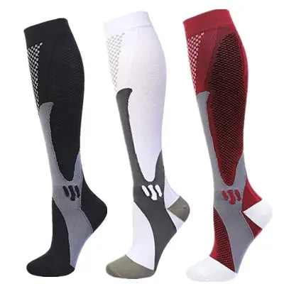 Home 3 Pairs Compression Socks 30mmHg for Varicose Veins and Edema - MIX003-175 / XXL