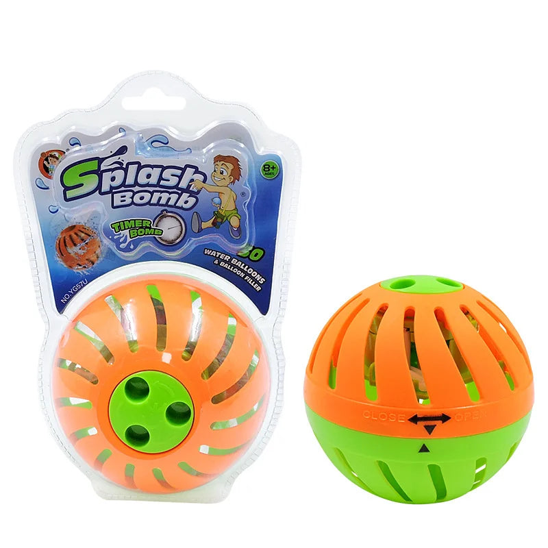 Slow Soak Timer Water Bombs 30 Pack Soft Splash Balloons for Pool Games