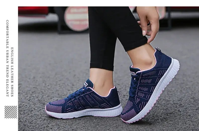 Women’s Casual Mesh Sneakers for Breathable Walking and Gym