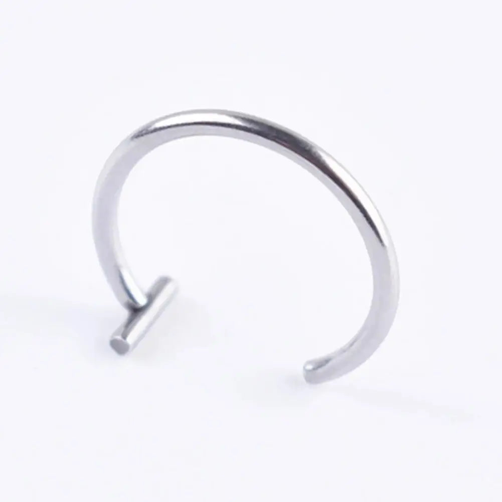 Stainless Steel Lip Ring - Trendy Non-Piercing Lip Jewelry