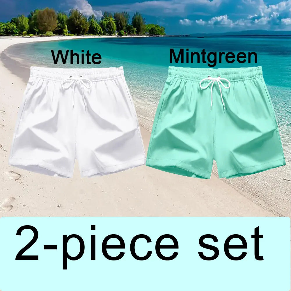 Men's Board Shorts Quick Dry Breathable Swim Trunks for Surfing
