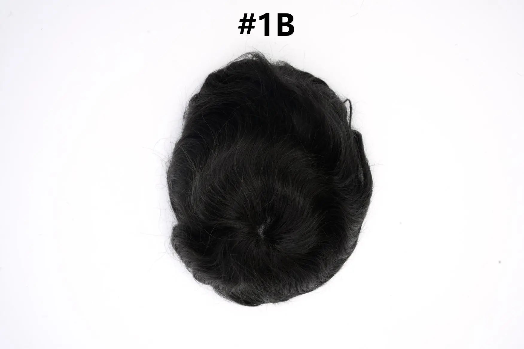 Mens Toupee Human Hair Piece Thin Skin V Loop Natural Hairline