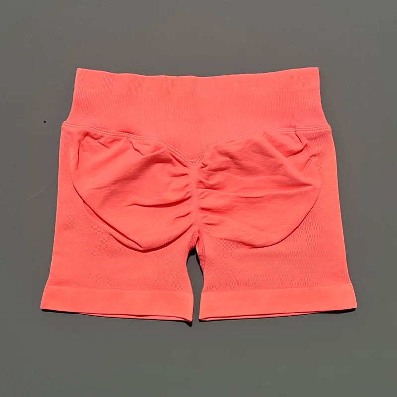 Sports Shorts Seamless 4.5" Low Waist – Scrunch Workout Fitness
