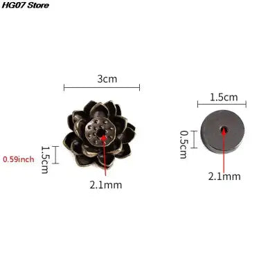 Lotus Flower Incense Burner High-Quality Reflux Stick Holder for Home