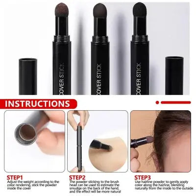 6-Color Hairline Concealer Pen Waterproof Hair Dye Pencil for Versatile