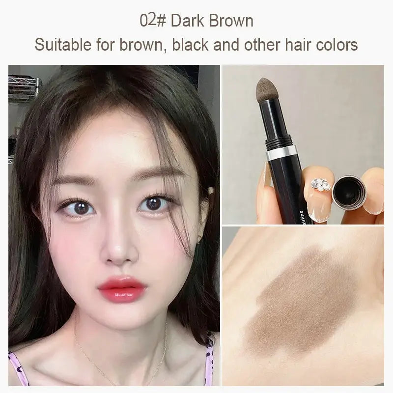 6-Color Hairline Concealer Pen Waterproof Hair Dye Pencil for Versatile