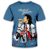 Michael Jackson Harajuku Streetwear Cotton Tee Retro Hip Hop Style