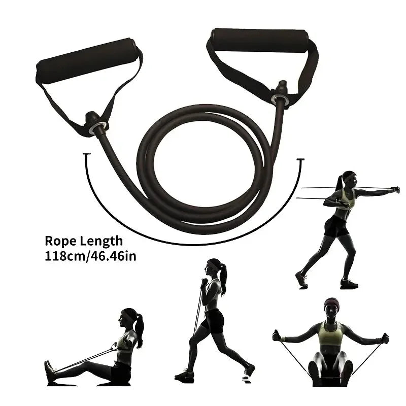 Strength Training Resistance Bands with Handles – Portable Home Gym