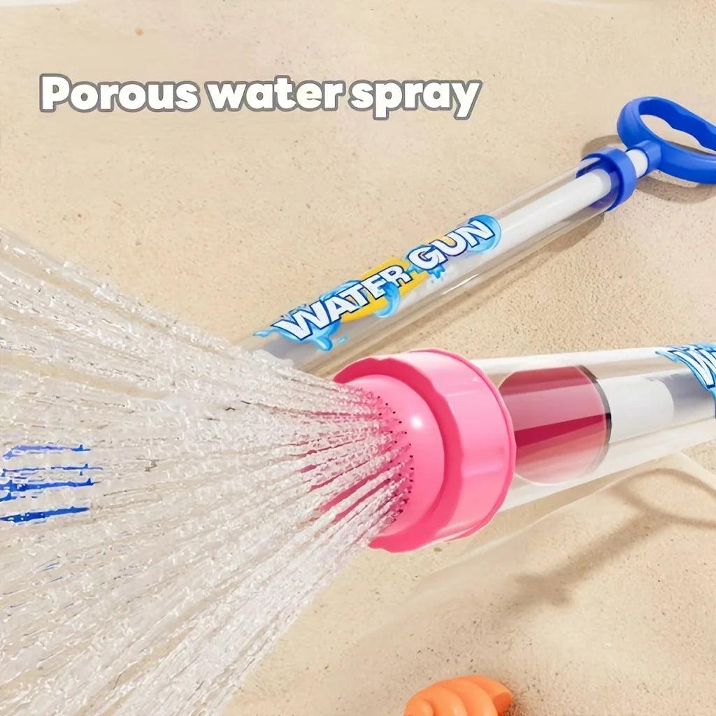 Fireworks Spray Water Pull-Back Toy Gun Summer Outdoor Splash Games