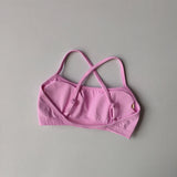 Seamless Sports Bra Shockproof Back Yoga Crop Top Fitness Style