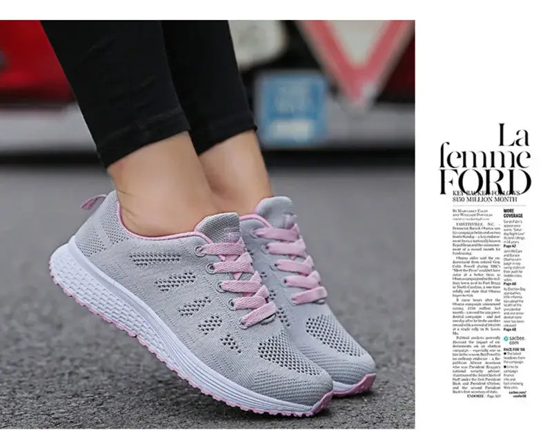 Women’s Casual Mesh Sneakers for Breathable Walking and Gym