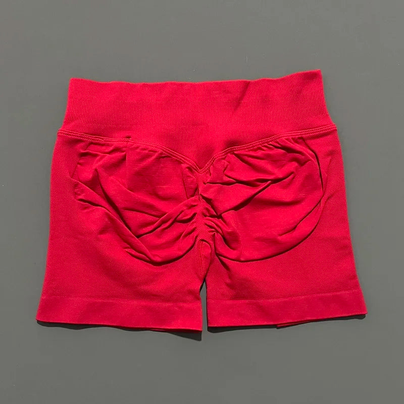 HISTELLO Seamless Yoga Shorts Small Polyamide Butt Lifting Activewear