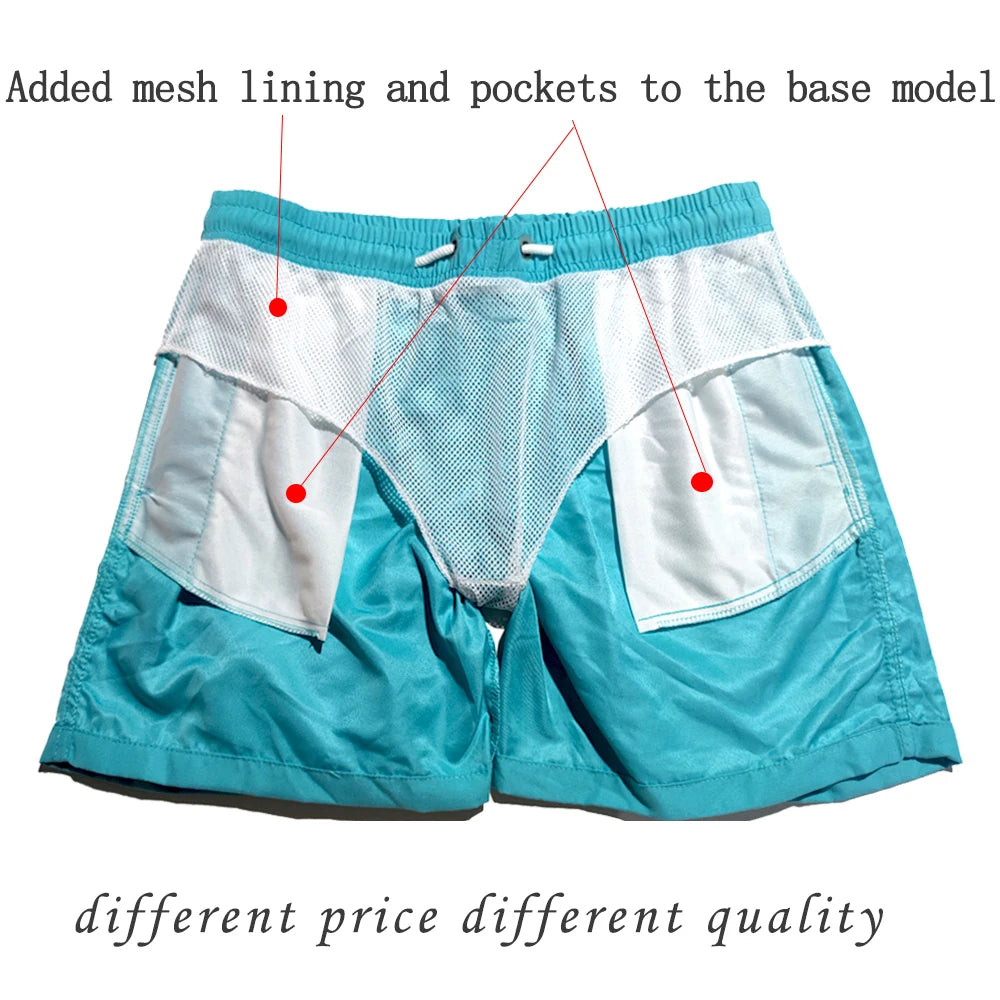 Men's Board Shorts Quick Dry Breathable Swim Trunks for Surfing