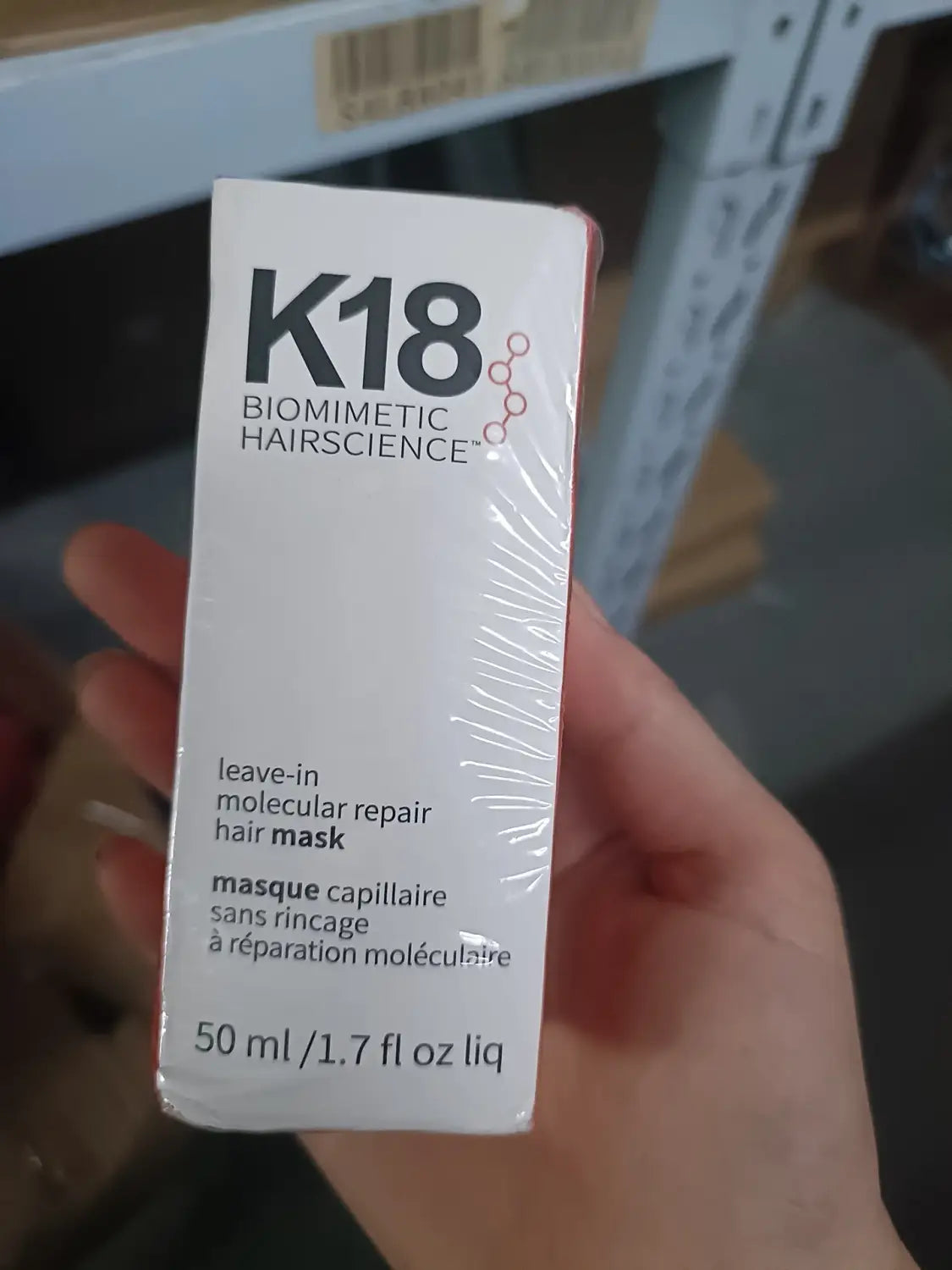 K18 Leave-In Molecular Repair Hair Mask for Damaged Hair Restoration