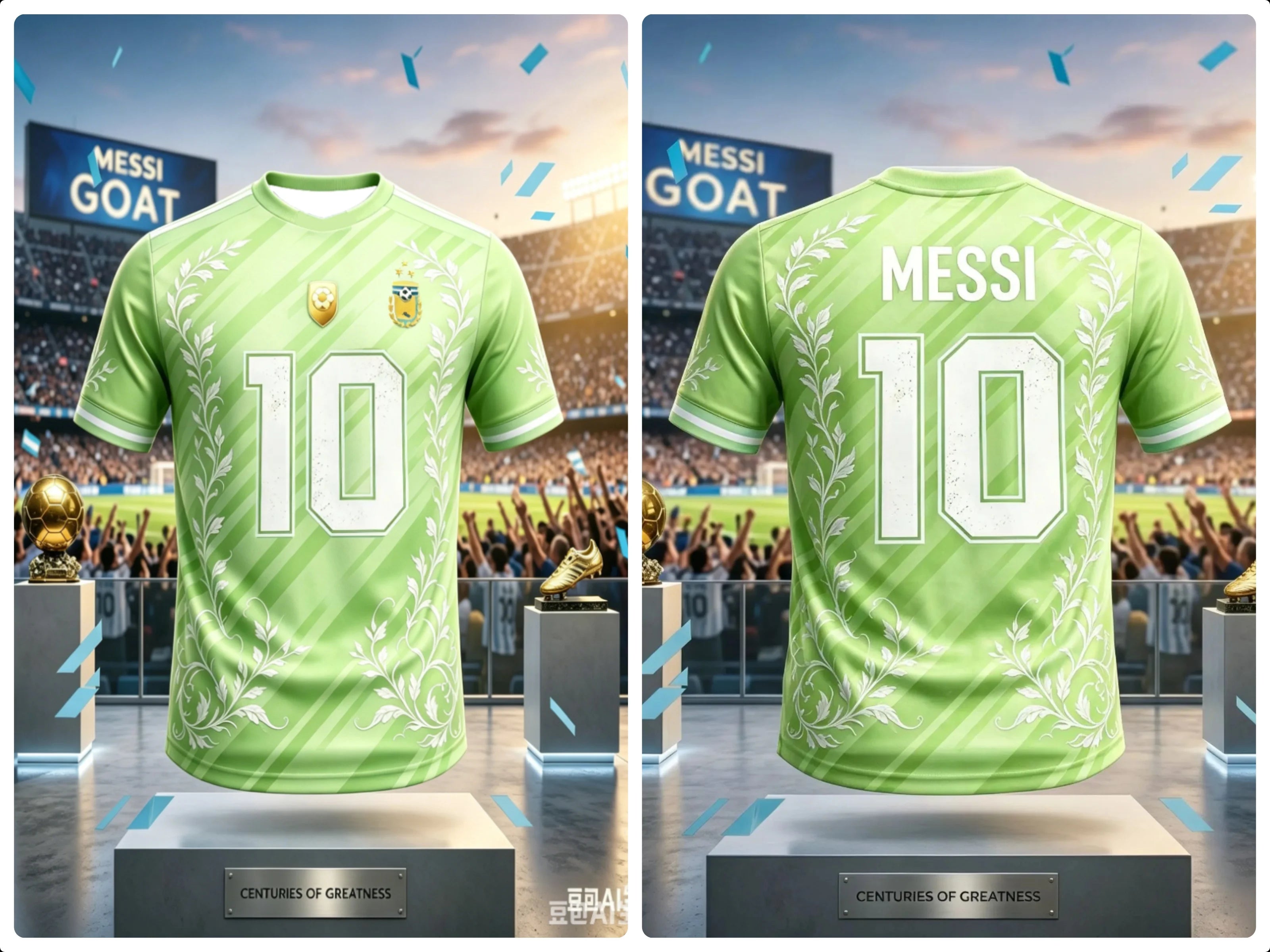 Kids Messi #10 Soccer Jersey Breathable Quick Dry Training Uniform