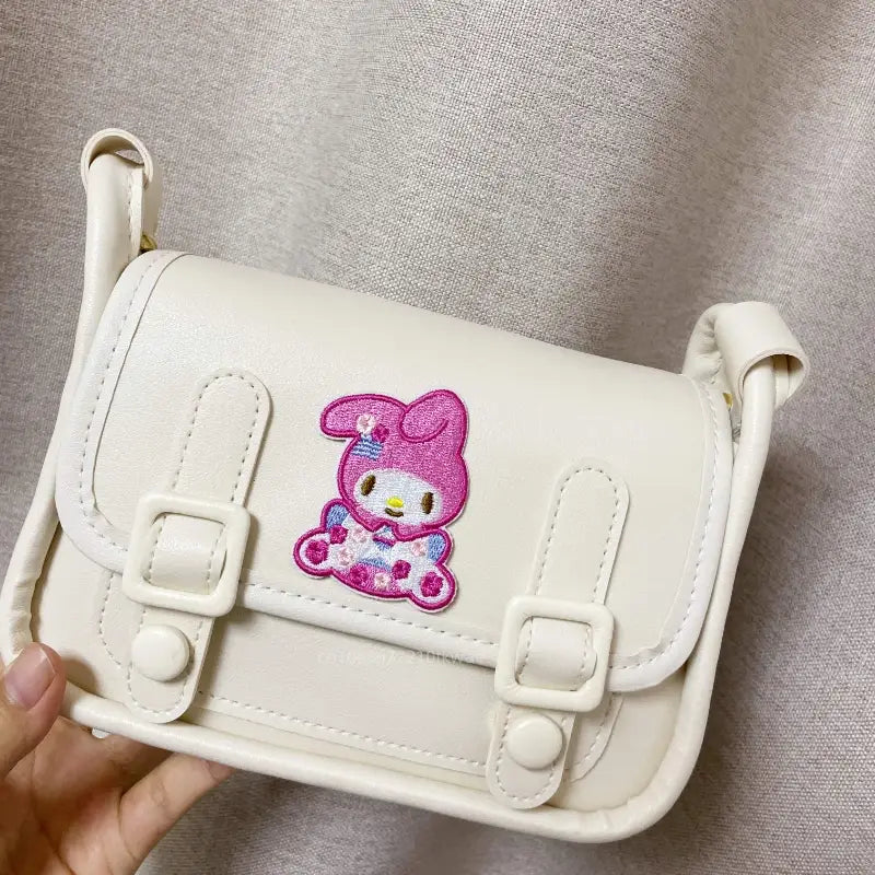 Kawaii Sanrio Kuromi & Hello Kitty PU Shoulder Bag