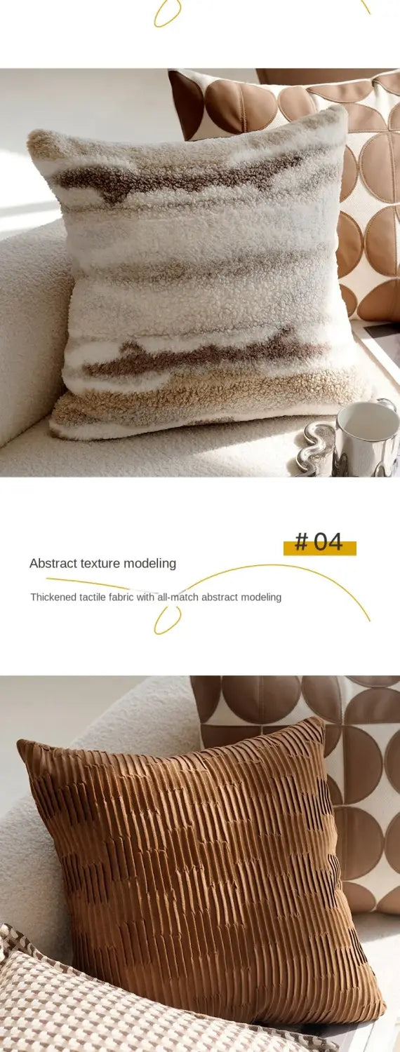 Cream Pillowcase for Elegant Home Decor