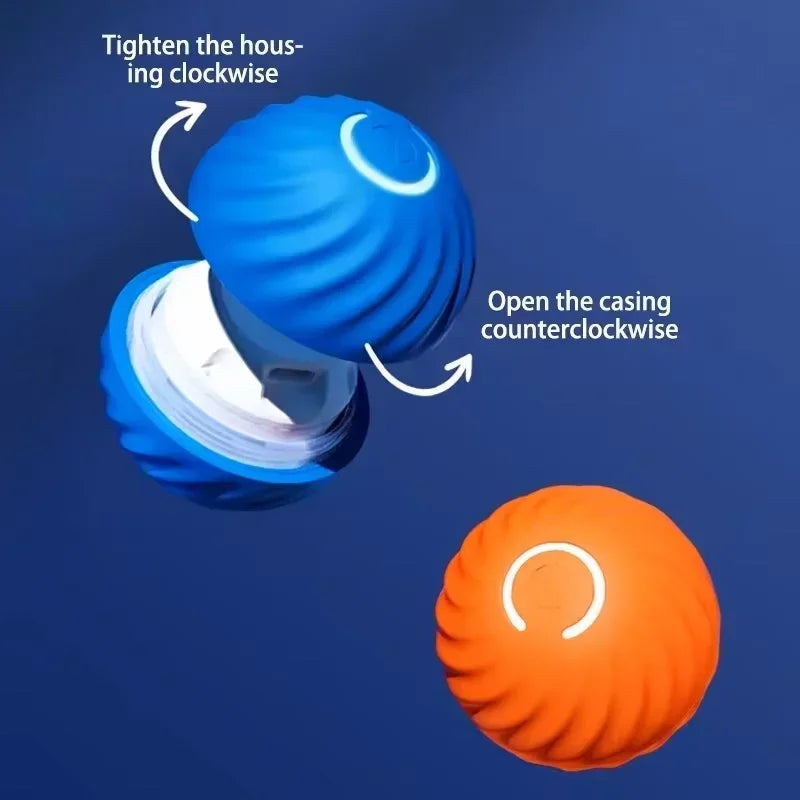 Interactive Gravity Jump Ball Dog Toys Rechargeable Bite Resistant Rolling Ball