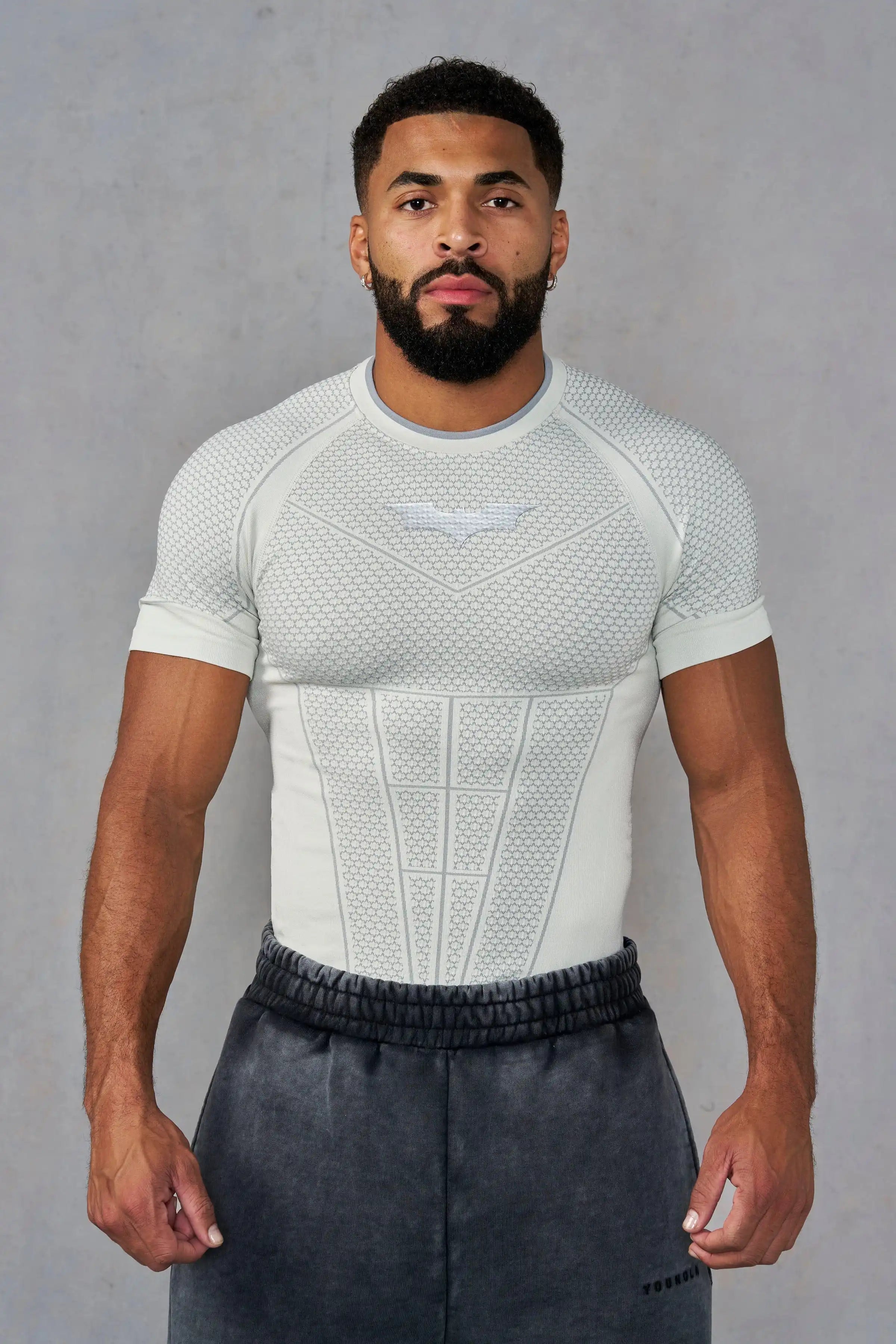 Batman Men's Quick Dry Compression T-Shirt High Elastic Fitness Gym Top