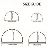 Semi-circular entryway door mat for any applicable scene