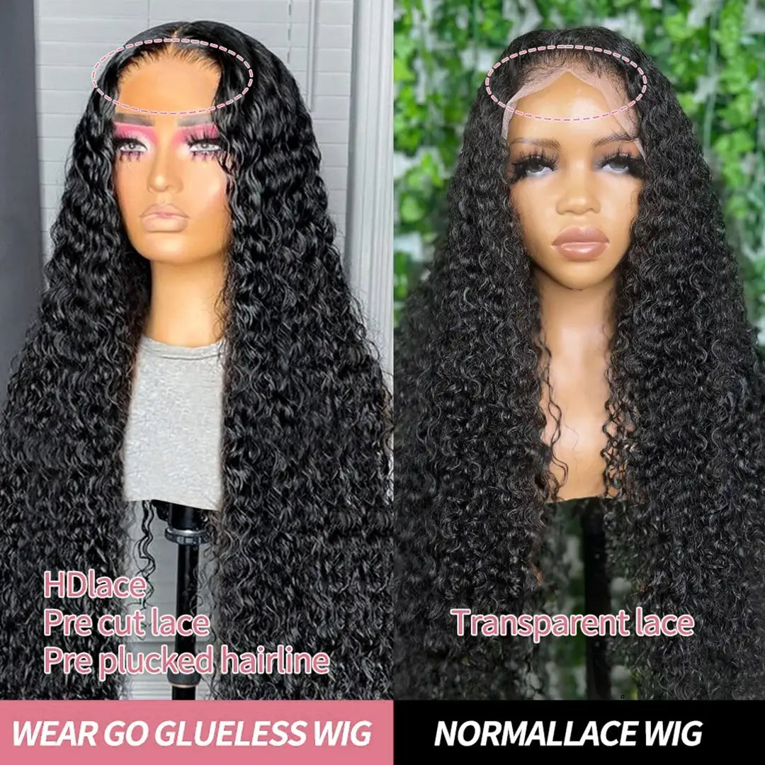 30-40 Inch Loose Deep Wave 13x4 Glueless HD Frontal Human Hair Wig