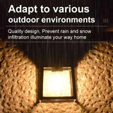Solar LED Street Light Waterproof Outdoor Wall Garden Fixture