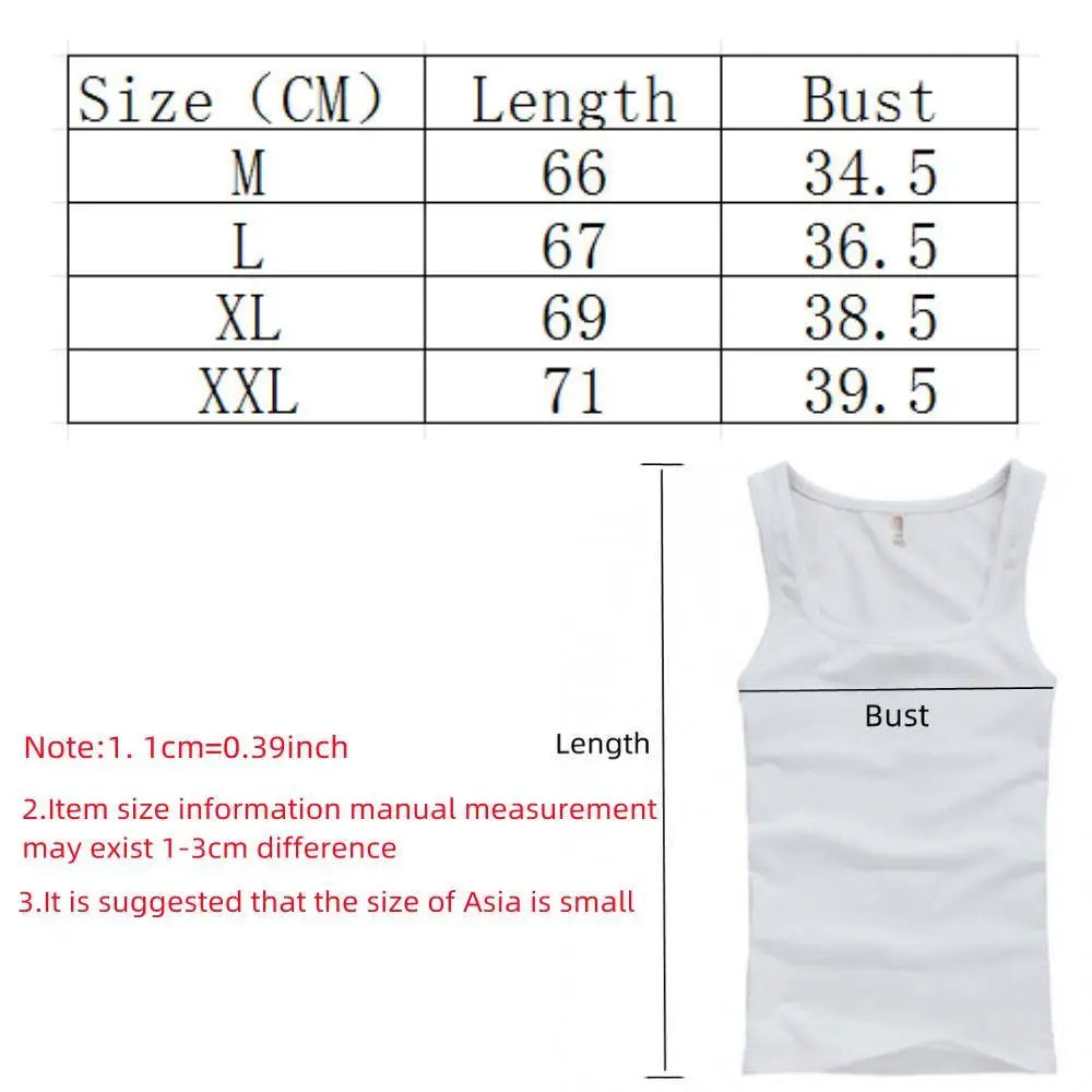Basic Elastic Tank Men's Gym Vest Cotton Bodybuilding Fitness Style