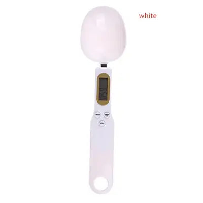 500g Digital Measuring Spoon Scale for Precise Kitchen Measurements - white