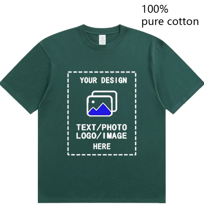 Custom Men's Cotton T-Shirts All Sizes for Team Sports and Gyms