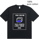 Custom Men's Cotton T-Shirts All Sizes for Team Sports and Gyms