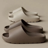 EVA Thick Sole Slippers Soft Cushioned Countrysizemap Beach Slides