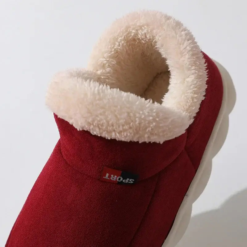 Kidmi Winter Shoes Casual Outdoor Cotton Plush Padded Slippers