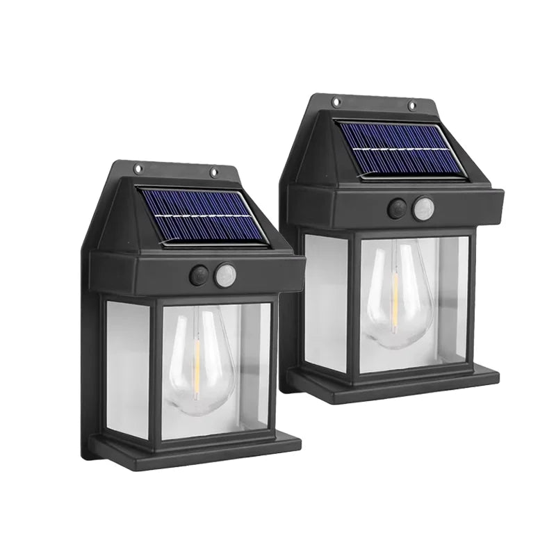 Solar LED Street Light Waterproof Outdoor Wall Garden Fixture