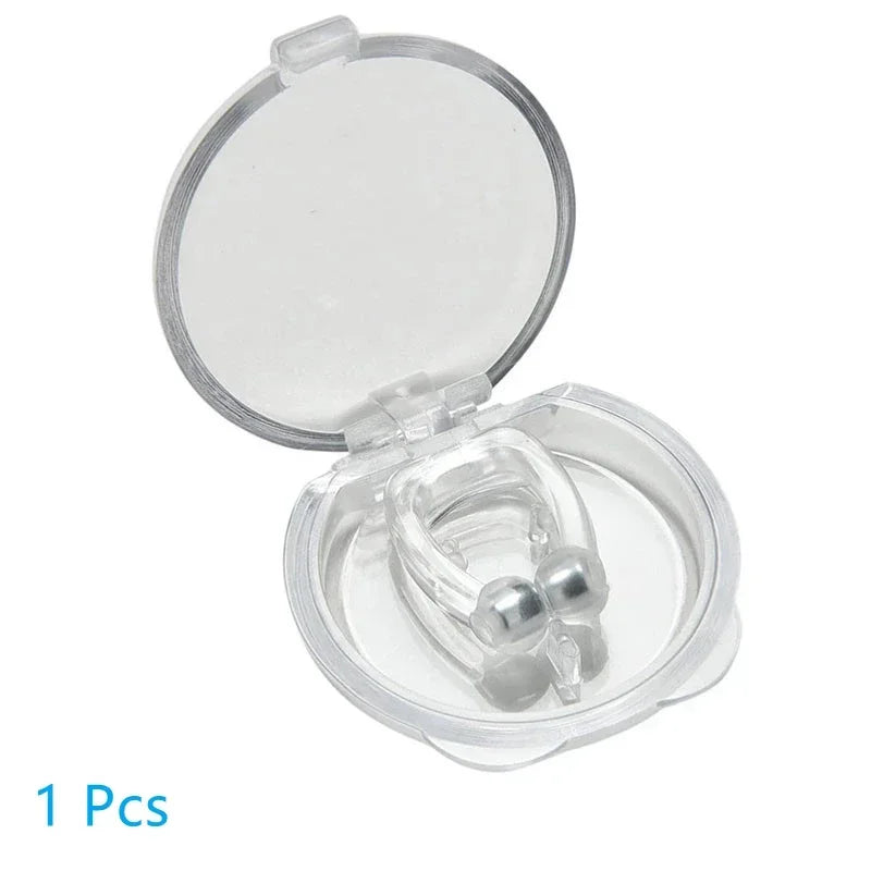 Magnetic Anti Snore Nose Clip Silicone Breathe Improve Sleeping Aid