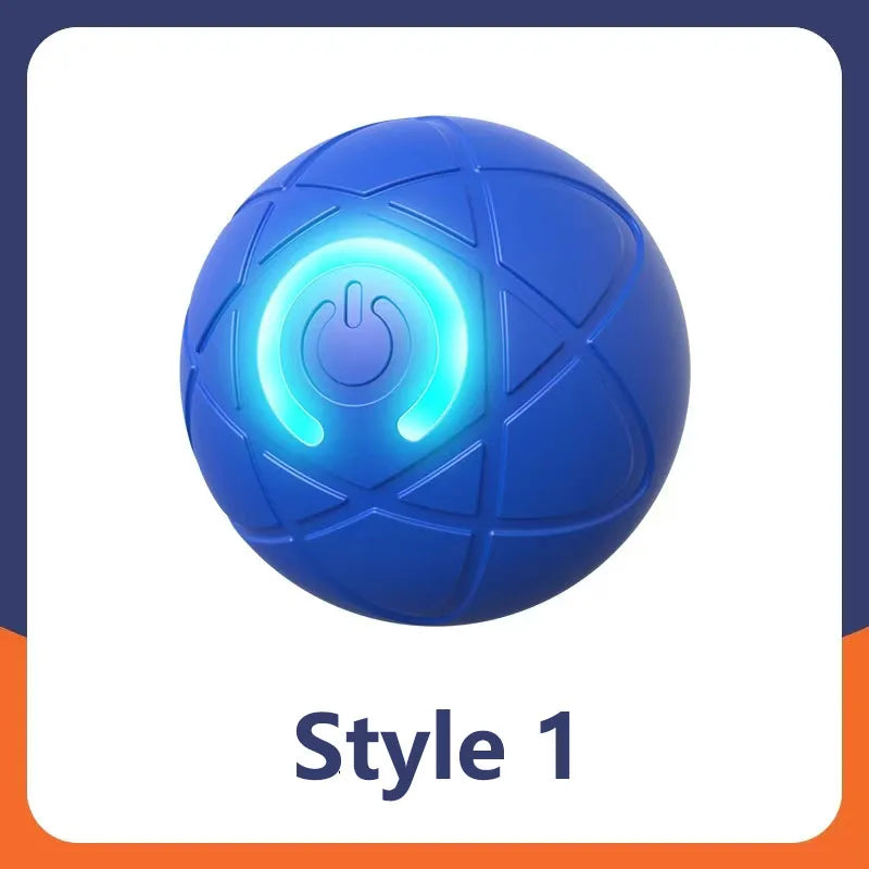 Interactive Gravity Jump Ball Dog Toys Rechargeable Bite Resistant Rolling Ball