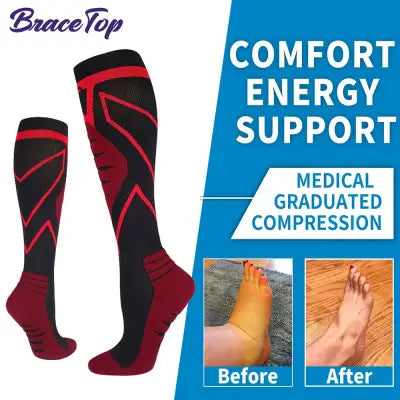 Calf Compression Sleeves 20-30mmHg for Running and Shin Splints