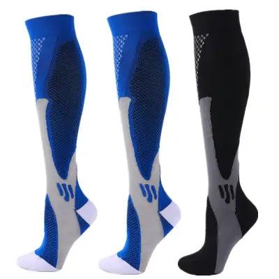 Home 3 Pairs Compression Socks 30mmHg for Varicose Veins and Edema - MIX003-62 / L-XL