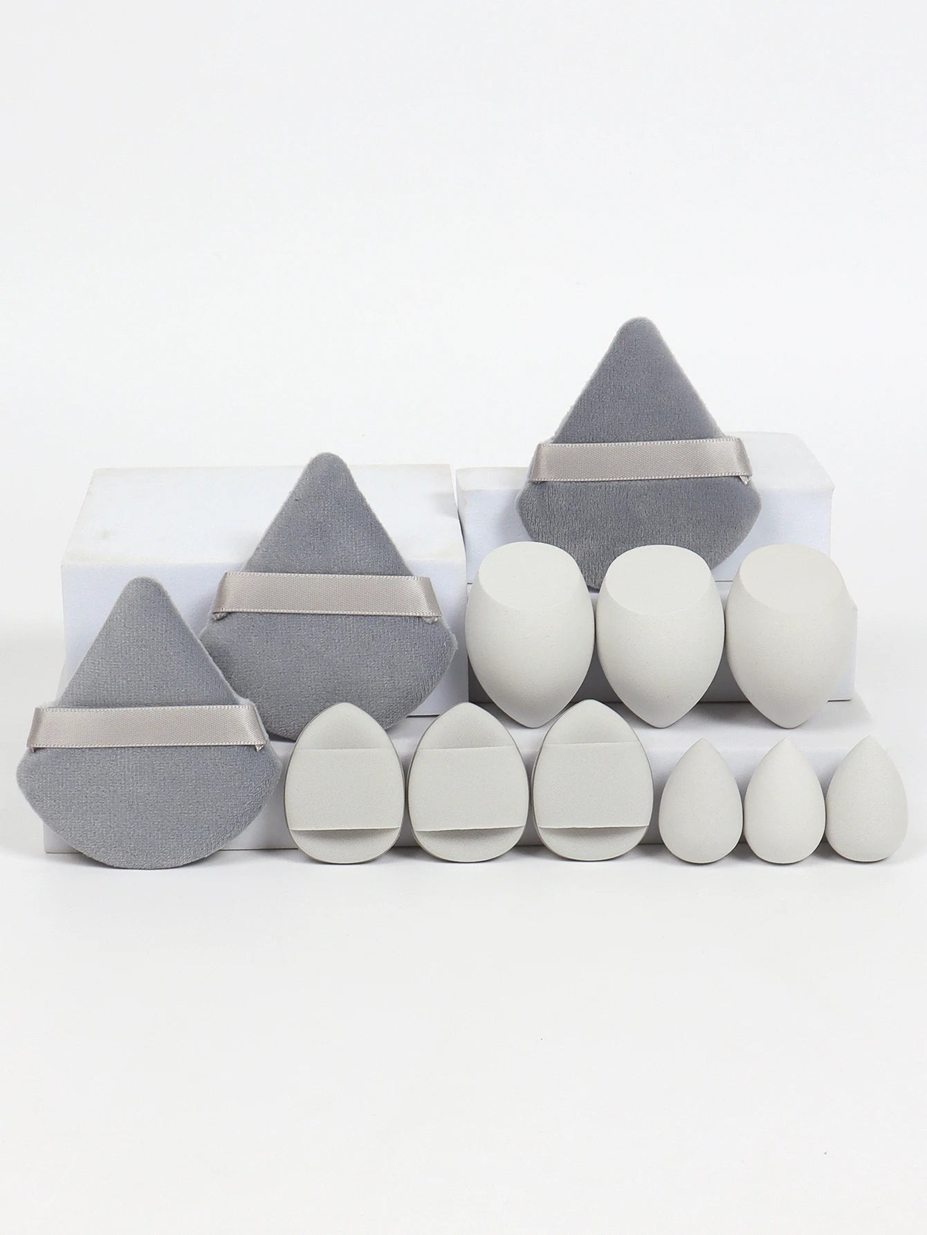 12-Piece All-Purpose Makeup Sponge Set Multi-Size Professional Blending