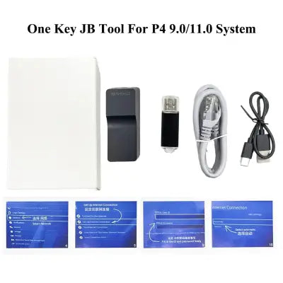 USB Dongle Receiver Adapter for PS4 with One-Key JB Tool and Type-C Cable - V2.0 Pro