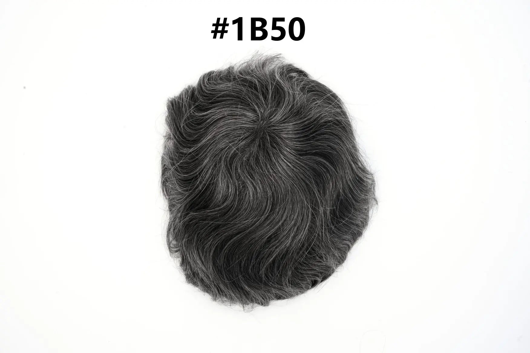 Mens Toupee Human Hair Piece Thin Skin V Loop Natural Hairline