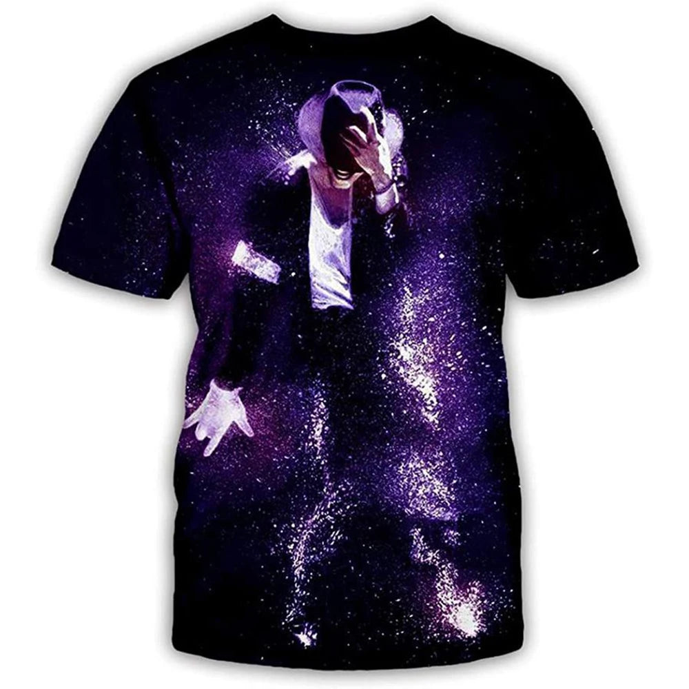 Michael Jackson Harajuku Streetwear Cotton Tee Retro Hip Hop Style